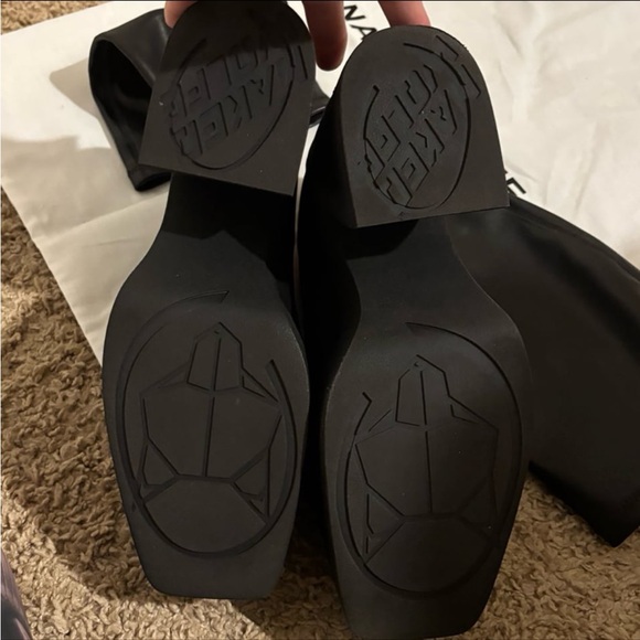 BRAND NEW Naked Wolfe Impact knee-length platform boots size 39EU/US8.5 - Picture 5 of 6